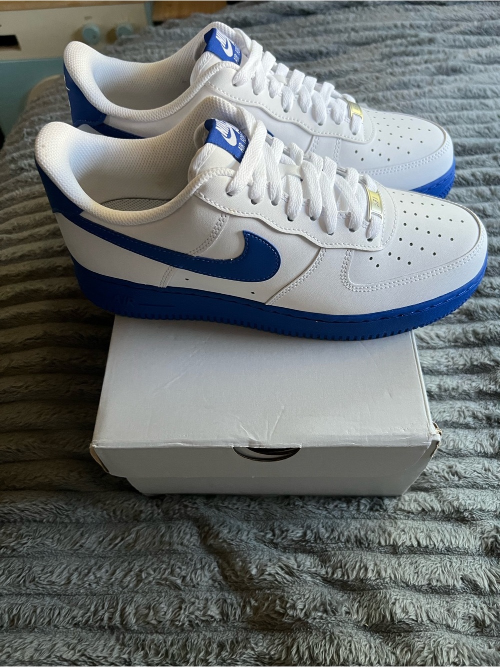 Nike Air Force 1 Low — White/Blue